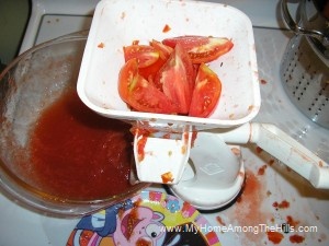 tomato press after a lot of use