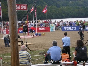 Keg toss