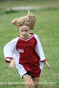 Abigail playing