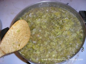 Cooking chow chow