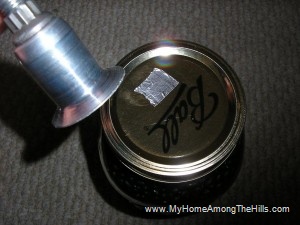 Vacuum sealing a jar with an hvac pump