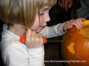 carving jack-o-lanterns