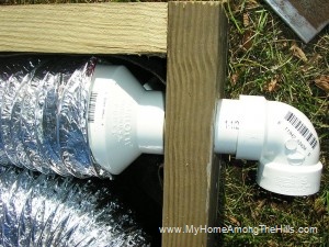 Air passage for passive solar furnace Air passage for passive solar furnace