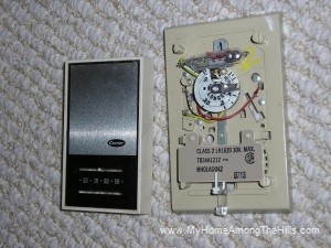 Old wire thermostat Old wire thermostat