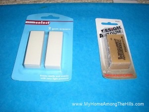 Erasers for ship in a lightbulb