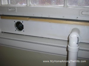 Solar furnace entry to house Solar furnace entry to house