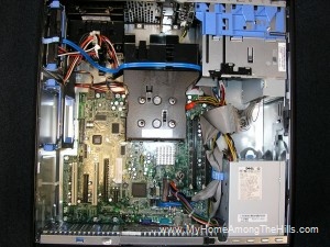 Inside my new server!