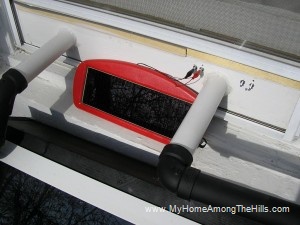 Solar furnace installed Solar furnace installed