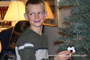 Setting up the Christmas Tree!