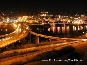 Charleston, WV at night! Charleston, WV at night!