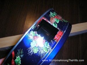 My homemade cookie tin banjo! My homemade cookie tin banjo!