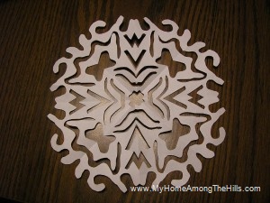 WV paper snowflake WV paper snowflake