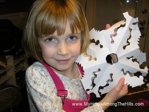 Paper snowflakes Paper snowflakes