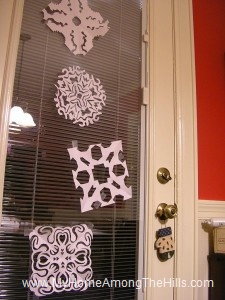 Paper snowflakes Paper snowflakes
