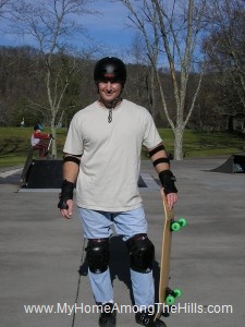 Skateboarding at Coonskin