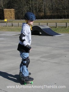 Skateboarding at Coonskin