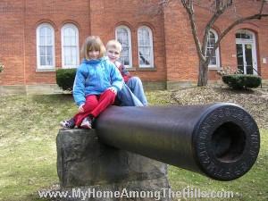 The cannons in Tionesta, PA