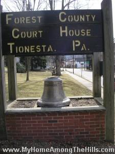 Licking the bell in Tionesta, PA