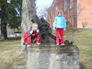 The cannons in Tionesta, PA