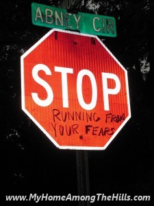 Stop sign graffiti in Charleston, WV!