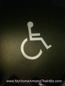 12_02_2011 042 Handicap parking sticker on my chair mat