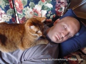 Naptime with the cat!