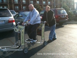 Cart Riding at Great Wolf Lodge