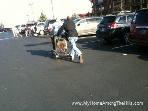 Cart Riding at Great Wolf Lodge