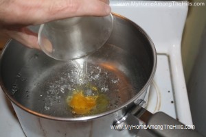 Making Poached Eggs