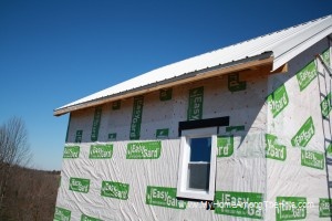 Before soffit and fascia