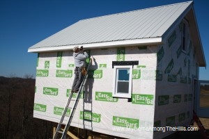 Tacking up the fascia