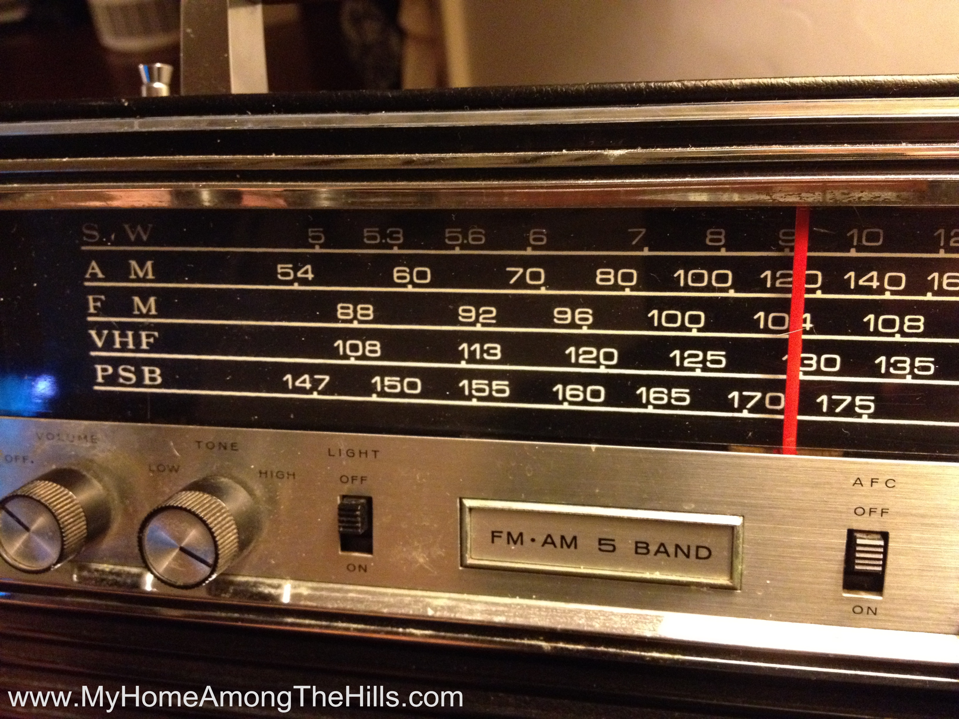 Tuned in My Home Among The Hills