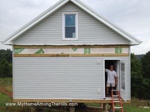Siding almost done