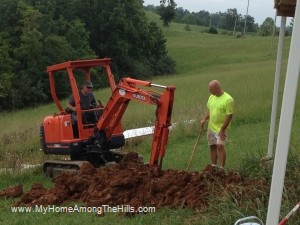Installing water line