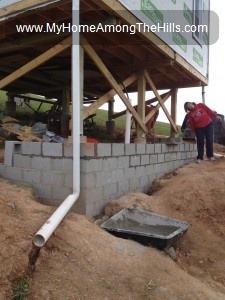 Building a basement wall