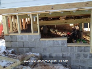Building a stem wall under the house