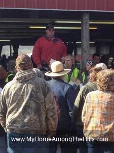 At the auction